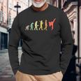 Karaté Évolution Rétro Cadeau Pour Karatéka T-shirt à manches longues Cadeaux pour les vieillards