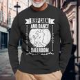 Keep Calm And Dance 面白い社交ダンスa 社交ダンサー 長袖Tシャツ 高齢者への贈り物