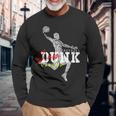 The Legend Basketballlam Dunk For The Basketball Lovers 長袖Tシャツ 高齢者への贈り物