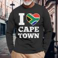 I Love Cape Town South Africa Heart Flag Long Sleeve T-Shirt Gifts for Old Men I Love Cape Town South Africa Heart Flag Long Sleeve T-Shirt Gifts for Old Men