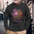 M42 オリオン星雲天文シャツ 長袖Tシャツ 高齢者への贈り物