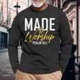 Made To Worship シャツ 礼拝用シャツ メンズ&レディース 神様 長袖Tシャツ 高齢者への贈り物