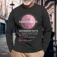 Makemake Facts 準惑星宇宙天文学愛好家 長袖Tシャツ 高齢者への贈り物