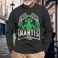 Mantis Man マンティス カマキリ 昆虫 昆虫学 男性 長袖Tシャツ 高齢者への贈り物
