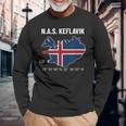 Nas Keflavik アイスランド 長袖Tシャツ 高齢者への贈り物