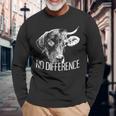 No Difference ワンライフ 違いはありません ベジタリアン 動物愛好家 ビーガン 長袖tシャツ 長袖Tシャツ 高齢者への贈り物