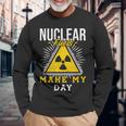 Nuclear Fuels Make My Day 原子力エンジニア 長袖Tシャツ 高齢者への贈り物