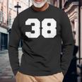 Number 38Ports Jersey Player 38 Fan Front Printarsity 長袖Tシャツ 高齢者への贈り物