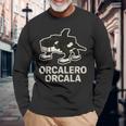 Orcalero Orcala 面白いイタリアンブレインロットスラングゲームミーム 長袖Tシャツ 高齢者への贈り物