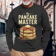 The Pancake Master シャツ 大人 キッズ メンズ レディース パンケーキ好き 長袖Tシャツ 高齢者への贈り物