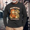 Punch Japanese Monkey Friendship Orangutan Punchkin Punch 長袖Tシャツ 高齢者への贈り物