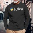 Python Programmer コンピューター デベロッパー 長袖tシャツ 長袖Tシャツ 高齢者への贈り物