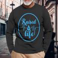Raised To Life キリスト教徒ウォーター洗礼のギフトtシャツ 長袖Tシャツ 高齢者への贈り物
