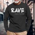 Rave Culture Techno Festival Electro 長袖tシャツ 長袖Tシャツ 高齢者への贈り物