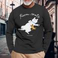 Room Mate ねこ&ねずみ お昼寝a 長袖Tシャツ 高齢者への贈り物