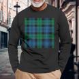 Scottish Watch Historic Tartan 長袖Tシャツ 高齢者への贈り物