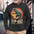 Scp-682 破壊しづらい爬虫類モンスターcpファンデーション 長袖Tシャツ 高齢者への贈り物