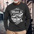 Sigala Thingです。 長袖Tシャツ 高齢者への贈り物