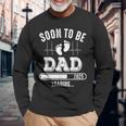 Soon To Be Dad 2025 Caricamento Dell'annuncio Di Gravidanza New Daddy Maglietta a maniche lunghe Regalos para ancianos