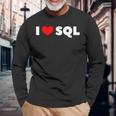 Sql大好き 長袖Tシャツ 高齢者への贈り物