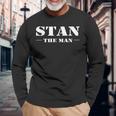 Stan The Man ギフトネームtシャツ 長袖Tシャツ 高齢者への贈り物