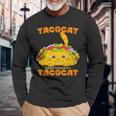 Tacocat シャツ キッズ シンコ・デ・マヨ メキシカン タコス キャット・タコス 長袖Tシャツ 高齢者への贈り物