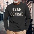 Team Conrad かわいいライバルグラフィック沿岸スタイル 長袖Tシャツ 高齢者への贈り物