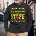History I'm Rooting For Everybody ブラック アフリカ 長袖Tシャツ 高齢者への贈り物