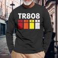Tr808 ドラムマシン 長袖Tシャツ 高齢者への贈り物