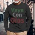 Vaya Con Dios Go With God Walk With Godインスピレーションtシャツ 長袖Tシャツ 高齢者への贈り物