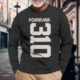 Vintage Forever 310 California Area Code 310 長袖Tシャツ 高齢者への贈り物