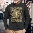 What You Think You Become ブッダシャツ ブッダtシャツ 長袖Tシャツ 高齢者への贈り物