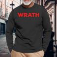 Wrath 長袖Tシャツ 高齢者への贈り物