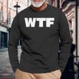 Wtf 長袖Tシャツ 高齢者への贈り物