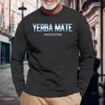 アルゼンチン アルゼンチン国旗 メンズ レディース Camisa Té Yerba Mate 長袖Tシャツ 高齢者への贈り物