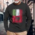 アルバニアのイタリアの愛-アルバニアとイタリア 長袖tシャツ 長袖Tシャツ 高齢者への贈り物