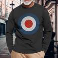 イギリス イングランド ラウンデル ユニオンジャック ロック パンク モッズ Mods ファッション Army Uk 長袖tシャツ 長袖Tシャツ 高齢者への贈り物