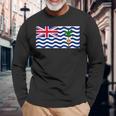 イギリス領インド洋地域の国旗 長袖Tシャツ 高齢者への贈り物