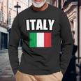 イタリア I イタリア 長袖Tシャツ 高齢者への贈り物