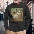 エドガー・ドガ ダンスクラス バレエ 印象派 アート 長袖Tシャツ 高齢者への贈り物