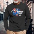 ザ・スーパーマリオギャラクシー・ムービー Timepin 長袖Tシャツ 高齢者への贈り物