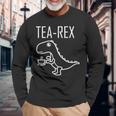 ティーレックス ファニーt-Rex ティラノサウルス 恐竜 長袖tシャツ 長袖Tシャツ 高齢者への贈り物