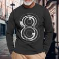 ナンバーエイト 8 長袖Tシャツ 高齢者への贈り物