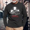 バトルタンクww2戦車iv号戦車 長袖Tシャツ 高齢者への贈り物