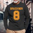 ブルックナー第8交響曲面白いスポーツ Bruckner 8 長袖Tシャツ 高齢者への贈り物