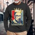ヴィンテージ・ノトーリアス Rbg-ルース・ベイダー・ギンズバーグ・コート 長袖Tシャツ 高齢者への贈り物