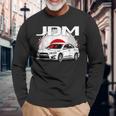 日の丸ラリーカー。日本国内市場の車。 Jdm 長袖Tシャツ 高齢者への贈り物