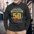 結婚50年目 結婚50周年 長袖Tシャツ 高齢者への贈り物