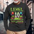 誕生日 男の子 シャツ レベル 10 ロック解除 10歳の誕生日 男の子 長袖Tシャツ 高齢者への贈り物