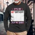 面白い40歳の誕生日のアイデア It's My 40Th Birthdayign My 長袖Tシャツ 高齢者への贈り物